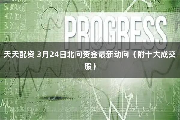 天天配资 3月24日北向资金最新动向（附十大成交股）