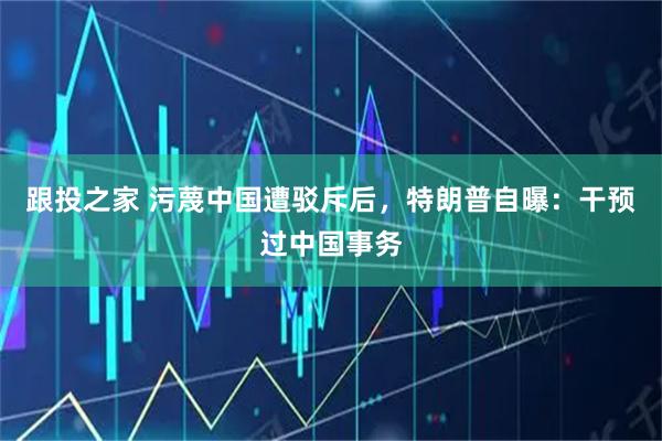 跟投之家 污蔑中国遭驳斥后，特朗普自曝：干预过中国事务