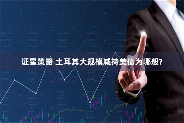 证星策略 土耳其大规模减持美债为哪般?