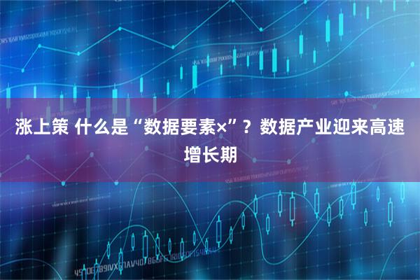 涨上策 什么是“数据要素×”？数据产业迎来高速增长期
