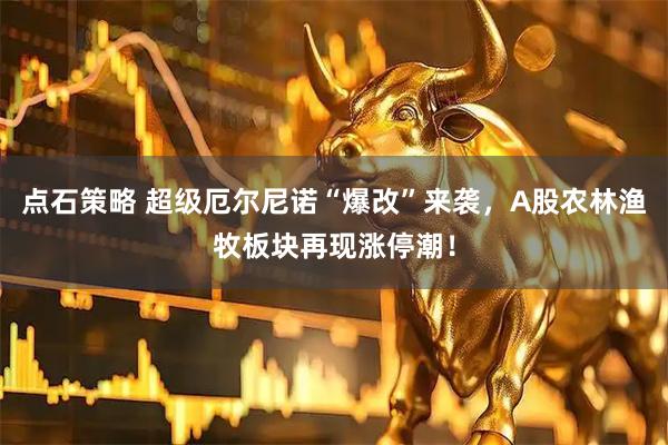 点石策略 超级厄尔尼诺“爆改”来袭，A股农林渔牧板块再现涨停潮！